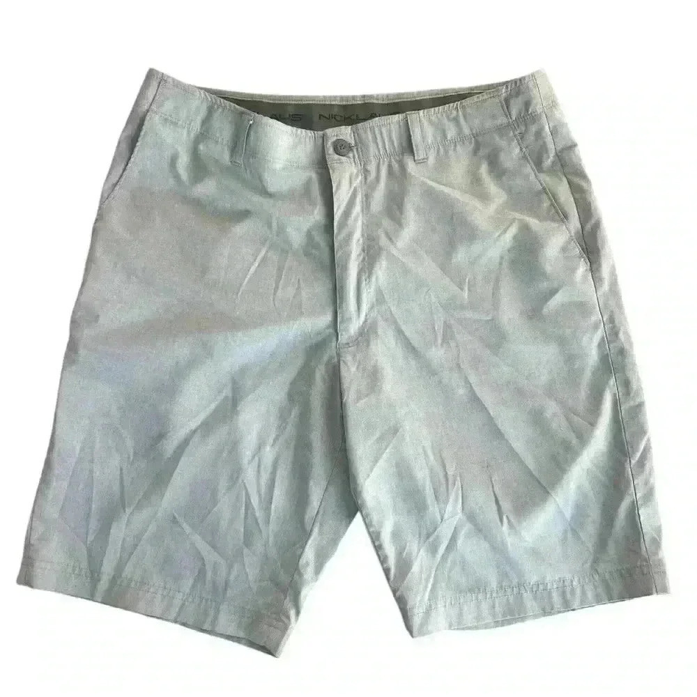 Nicklaus Men's Light Gray Golf  Shorts